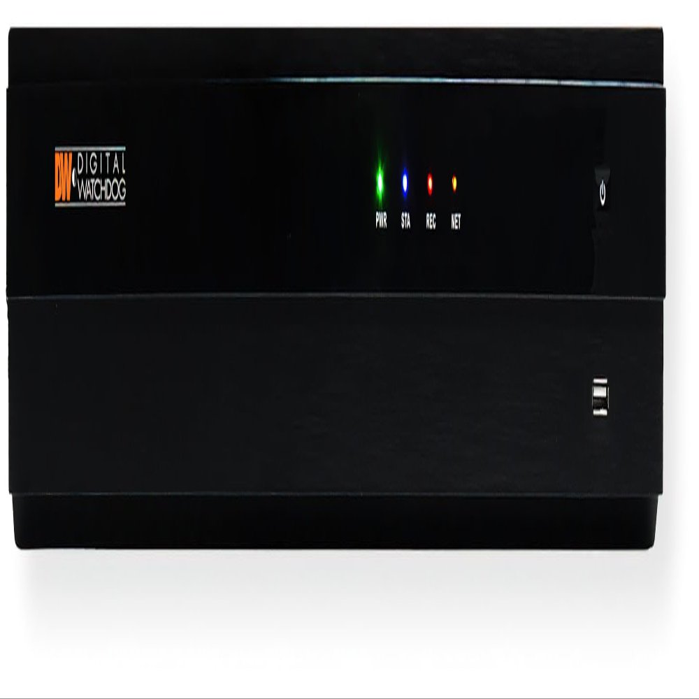 Digital Watchdog DW-VP92T4P IP 4-Channel PoE NVR, Up to 9 IP Cameras, 2TB Storage Included, Automatic Device Discovery, Record and Manage Single-Sensor IP Cameras Up to 4K