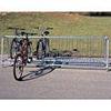 UltraPlay 10'L Portable Traditional Bike Rack, 20-Bike Capacity, Double Sided view 2
