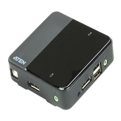 ATEN USB DisplayPort/Audio 2 Port KVM Switch CS782DP 4K UHD (3840 2160 @ 60 Hz) 4K DCI (4096 x 2160 @ 60 Hz), Support Windows, Mac, Sun, and Linux, UK, 1 KVM Market Leader
