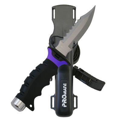 Promate KF510-Purple, Sharp Tip Stainless Steel Knife