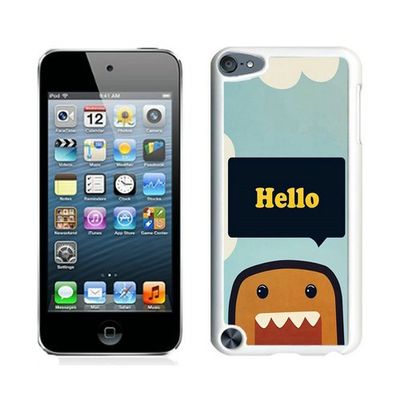 Domo Kun 1 White Shell Case for iPod Touch 5,Unique Cover