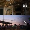Enbrighten Classic Warm White String Lights, 48ft Black Cord, 24 Shatterproof Acrylic Bulbs, Weatherproof, Outdoor String Lights, 31664 view 4
