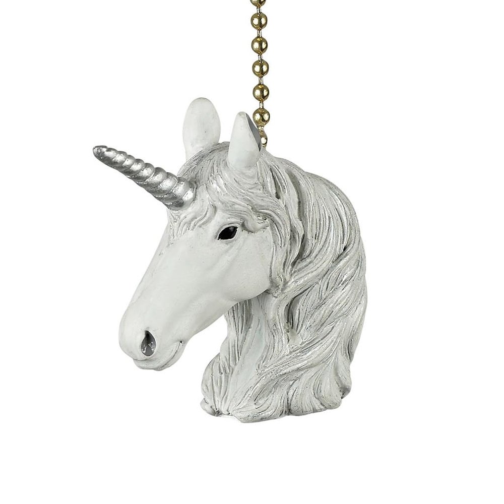 Clementine Design Mystical Unicorn Ceiling Fan Pull Chain Light Decorative Extension