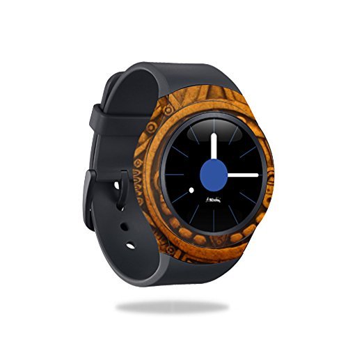 MightySkins Skin Compatible with Samsung Gear S2 3G Smart Watch Cover wrap Sticker Skins Carved Aztec
