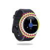 MightySkins Skin Compatible with Samsung Gear S2 3G Smart Watch Cover wrap Sticker Skins Pink Aztec view 1