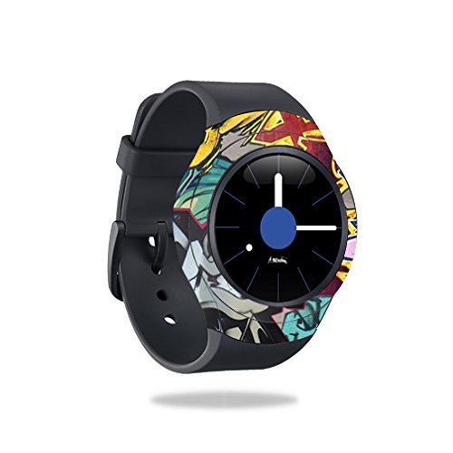 MightySkins Skin Compatible with Samsung Gear S2 3G Smart Watch Cover wrap Sticker Skins Graffiti Wild Style