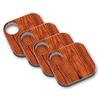 MightySkins Protective Vinyl Skin Decal (4 Pack) Compatible with Tile Key Finder Phone Finder wrap Cover Sticker Skins Knotty Wood view 1