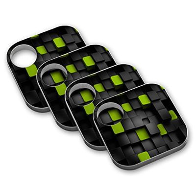 MightySkins Protective Vinyl Skin Decal (4 Pack) Compatible with Tile Key Finder Phone Finder wrap Cover Sticker Skins Cubes