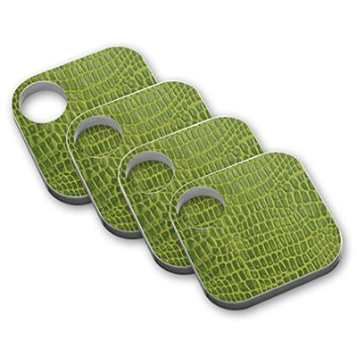 MightySkins Protective Vinyl Skin Decal (4 Pack) Compatible with Tile Key Finder Phone Finder wrap Cover Sticker Skins Croc Skin