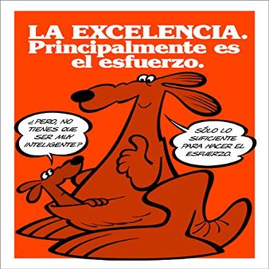 Excellence. It's Mostly Effort. (Spanish)
