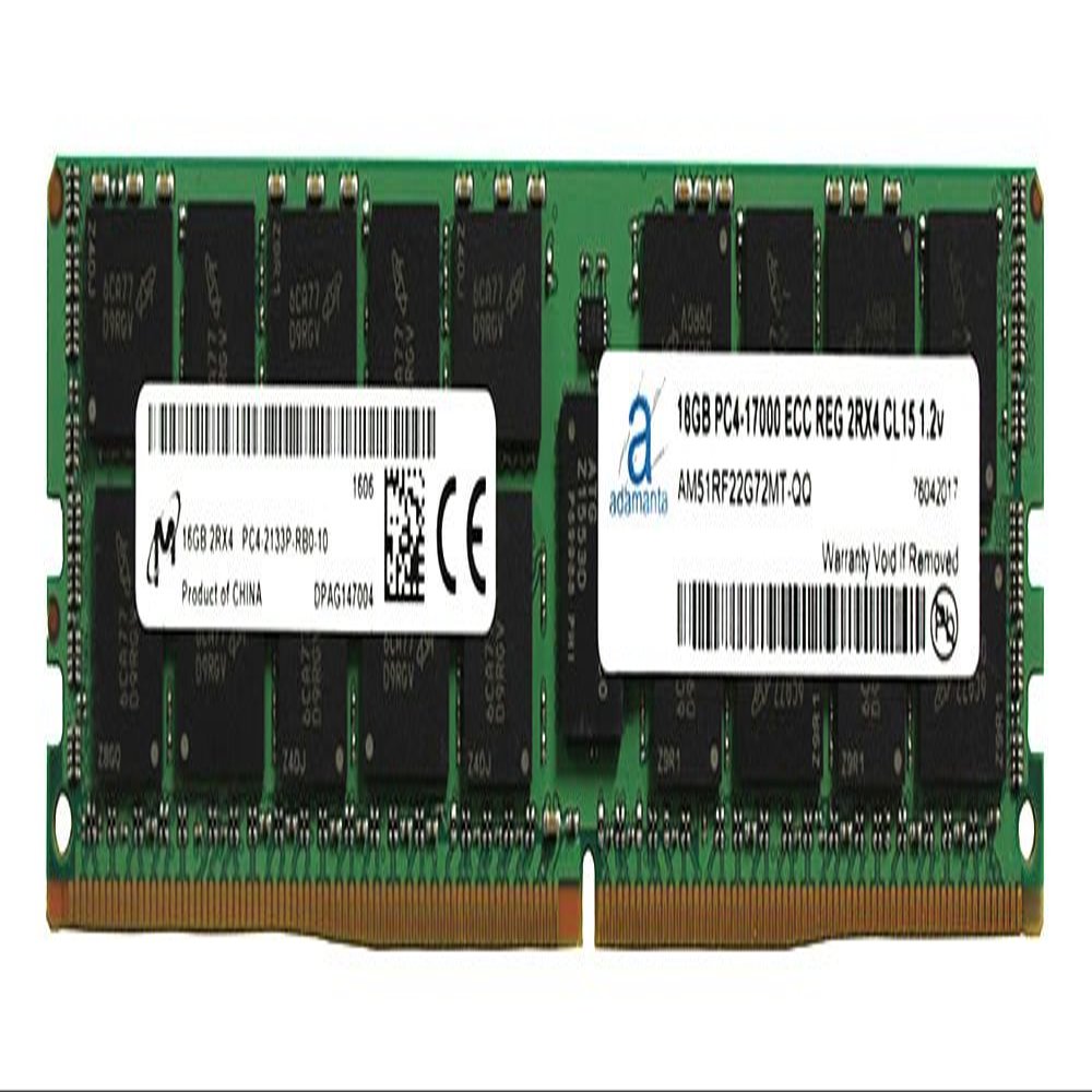 Adamanta 16GB (1x16GB) Server Memory Upgrade Compatible for Dell Precision 7910 DDR4 2133MHz PC4-17000 ECC Registered Chip 2Rx4 CL15 1.2v DRAM RAM