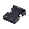 Tendak Active 1080P Female HDMI to VGA Male Converter Adapter Dongle with 3.5mm Stereo Audio Portable HDMI Connector for Laptop PC PS3 Xbox STB Blu-ray DVD TV Stick view 1
