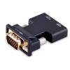 Tendak Active 1080P Female HDMI to VGA Male Converter Adapter Dongle with 3.5mm Stereo Audio Portable HDMI Connector for Laptop PC PS3 Xbox STB Blu-ray DVD TV Stick view 3