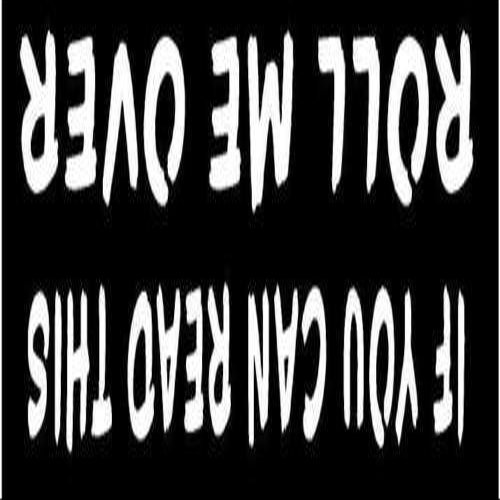 Just For Fun White - 8.75" If You Can Read This Roll Me Over Vinyl Die Cut Decal Bumper Sticker, Windows, Cars, Trucks, laptops, etc
