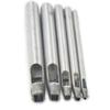 Fujiyuan 5PCS 3mm 4mm 5mm 6mm 7mm Leather Punch Cutter Tool Hollow Square Hole Steel Belt Watch Band Bag Package view 1