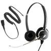 INNOTALK Phone Headset Compatible with Avaya Nortel 1120e, 1230, M3903, M7208, M7324, T7324 - Voice Tube Mic Binaural Headset with RJ9 Quick Disconnect Headset Adapter as Office Headset view 1