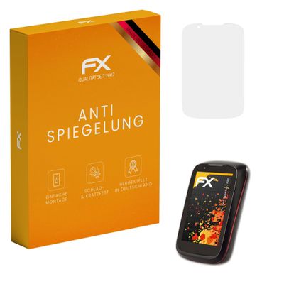 atFoliX Screen Protector compatible with Falk Tiger Geo/PRO Screen Protection Film, anti-reflective and shock-absorbing FX Protector Film (3X)