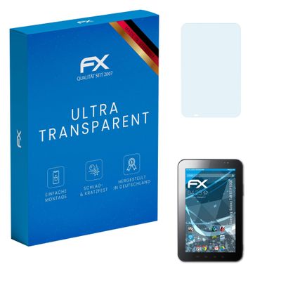 atFoliX Screen Protection Film compatible with Samsung Galaxy Tab GT-P1000 Screen Protector, ultra-clear FX Protective Film (2X)