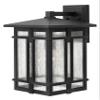Hinkley Tucker Large Outdoor Wall Mount Lantern, Museum Black Finish view 1