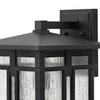 Hinkley Tucker Large Outdoor Wall Mount Lantern, Museum Black Finish view 4