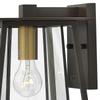 Hinkley Walker Wall Mount Lantern, Buckeye Bronze, 120V, Add Security to Porches, Patios, Exteriors Spaces with Ultra- Durable Outdoor Lighting, 1-100w Med. Bulb Required view 3