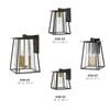 Hinkley Walker Wall Mount Lantern, Buckeye Bronze, 120V, Add Security to Porches, Patios, Exteriors Spaces with Ultra- Durable Outdoor Lighting, 1-100w Med. Bulb Required view 4