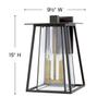 Hinkley Walker LED Wall Mount Lantern, Buckeye Bronze, 120V, Add Security to Porches, Patios, Exteriors Spaces with Ultra-Durable Outdoor Lighting, 2-5w LED Lamps Included, 2104KZ-LL view 4