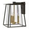 Hinkley Walker LED Wall Mount Lantern, Buckeye Bronze, 120V, Add Security to Porches, Patios, Exteriors Spaces with Ultra-Durable Outdoor Lighting, 3-5w LED Lamps Included, 2105KZ-LL view 1