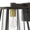 Hinkley Walker Wall Mount Lantern, Buckeye Bronze, 120V, Add Security to Porches, Patios, Exteriors Spaces with Ultra- Durable Outdoor Lighting, 1-100w Med. Bulb Required, 2106KZ view 4
