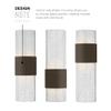 Hinkley Horizon Medium Outdoor Integrated LED Wall Sconce, Buckeye Bronze view 4