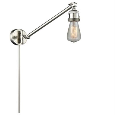 Innovations Lighting 237-SN Bare Bulb 1 Light Cord Set, Brushed Satin Nickel