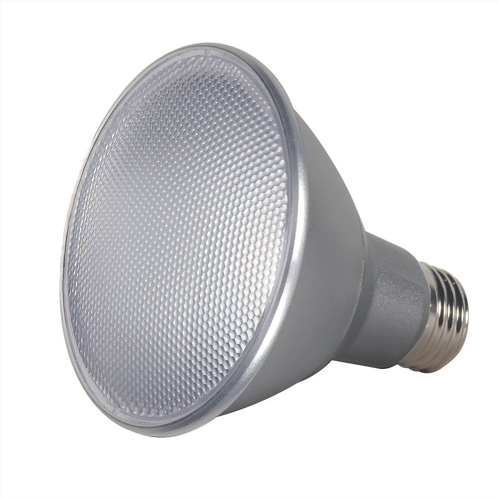 6 Pack Satco S9426 13 Watt Dimmable 3000K Warm White LED Par30 Long Neck Reflector Flood Light Bulb - Medium Base (75w Equivalent)