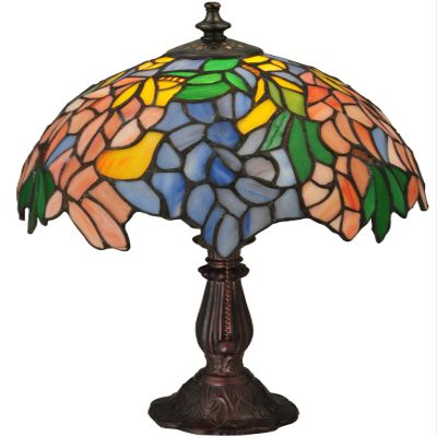 Meyda Tiffany 133348 Laburnum Accent Lamp, 15" Height