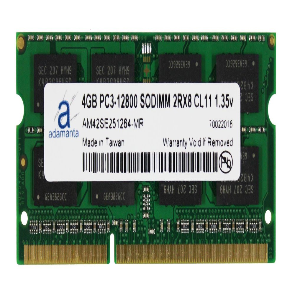 Adamanta 4GB (1x4GB) Laptop Memory Upgrade Compatible for HP Envy 15-k Series (All) DDR3L 1600Mhz PC3L-12800 SODIMM 2Rx8 CL11 1.35v Notebook RAM DRAM