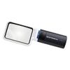Eschenbach 1511-4M mobilux LED + mobase LED Wide Light Loupe & Dedicated Stand, 2.0 x 3.0 inches (50 x 75 mm) (4 Times) view 1