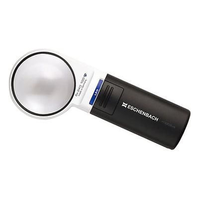 Eschenbach 1511-6M Mobilux LED + Mobase LED Wide Light Loupe & Dedicated Stand, 2.4 inches (60 mm) (6 Times)
