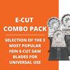 Fein Starlock Plus E-Cut Combo Saw Blade Set - 3-Piece Kit for Precision Cutting, Includes (2) E-Cut Long-Life, (1) E-Cut Universal Saw Blade - 35222952090 view 4