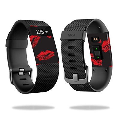 MightySkins Skin Compatible with Fitbit Charge HR Watch Cover wrap Sticker Skins Kiss Me