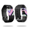 MightySkins Skin Compatible with Fitbit Charge HR Watch Cover wrap Sticker Skins Colorful Chevron view 1