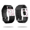 MightySkins Skin Compatible with Fitbit Charge HR Watch wrap Cover Sticker Skins Cool Flamingo view 1