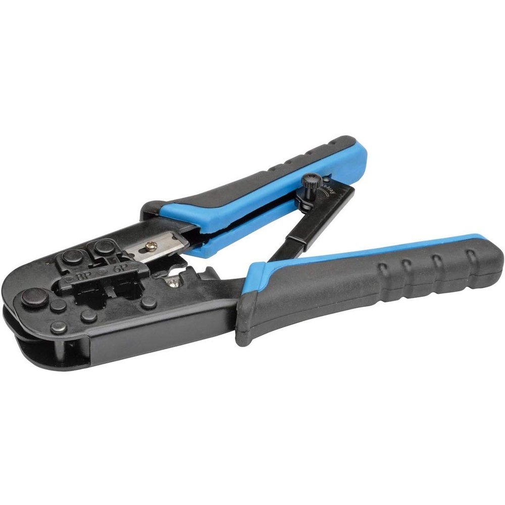 TRIPP LITE RJ11/RJ12/RJ45 Crimping Tool with Cable Stripper Cat5e/Cat6 (T100-001)