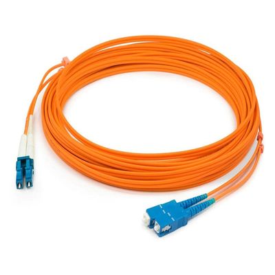 AddOn 3M Multi-Mode Fiber (Mmf) Duplex SC/LC OM2 Orange Patch Cable