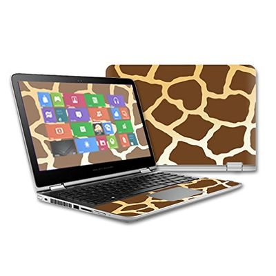 MightySkins Skin Compatible with HP Pavilion x360-13 (2015) Touch Laptop case wrap Cover Sticker Skins Giraffe