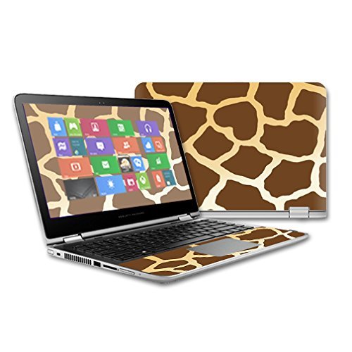 MightySkins Skin Compatible with HP Pavilion x360-13 (2015) Touch Laptop case wrap Cover Sticker Skins Giraffe