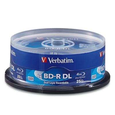 Verbatim BD-R DL GB X with Branded Surface, 25  Disc Spindle 98356 [parallel import goods] []