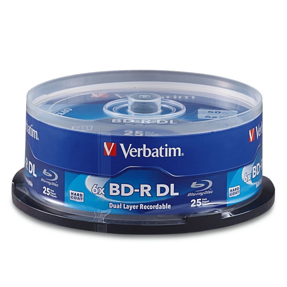 Verbatim BD-R DL GB X with Branded Surface, 25  Disc Spindle 98356 [parallel import goods] []