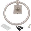 Stone Harbor Hardware Westwood Towel Ring, Satin Nickel view 3
