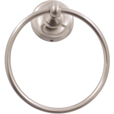 Stone Harbor Hardware Portland Towel Ring, Satin Nickel