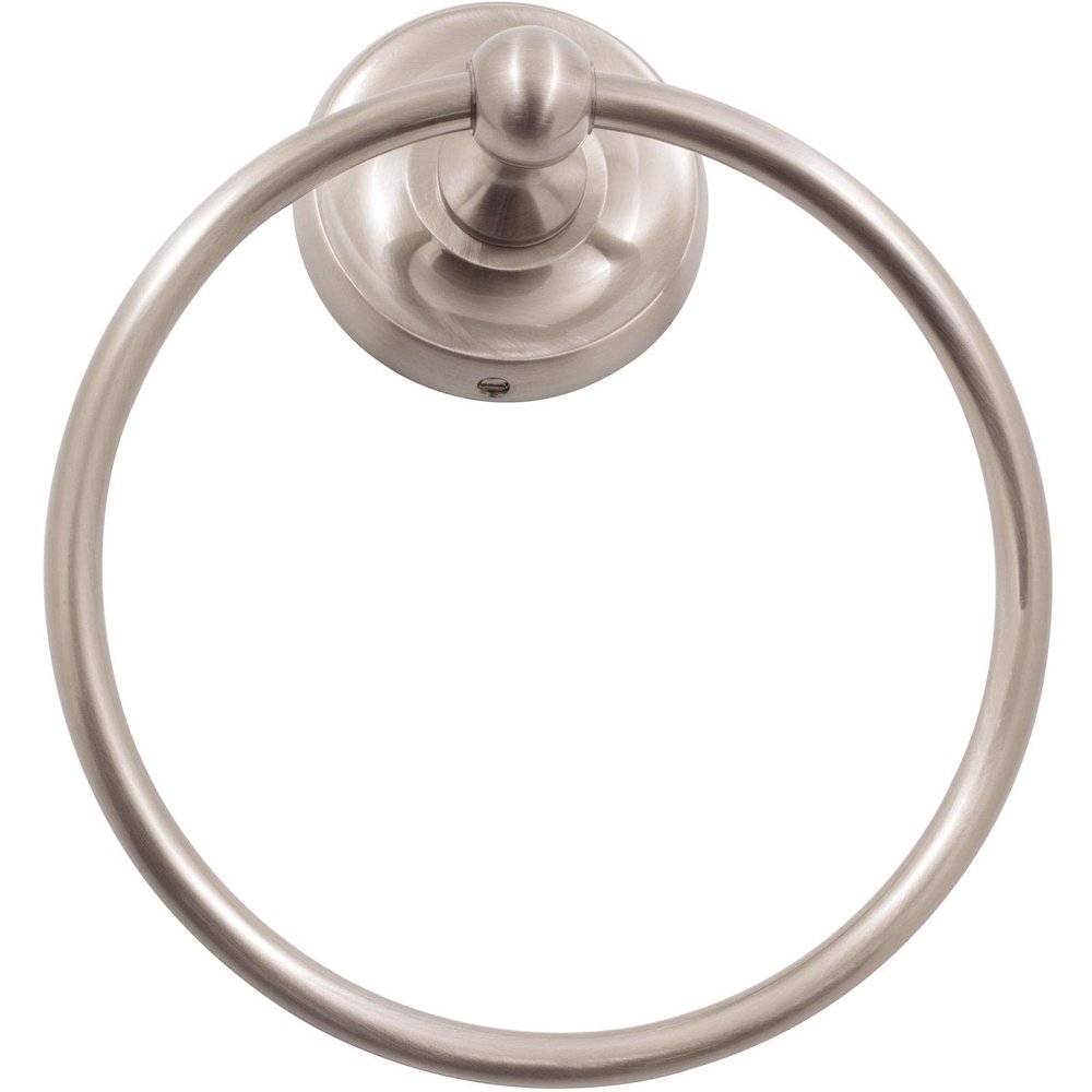 Stone Harbor Hardware Portland Towel Ring, Satin Nickel