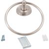 Stone Harbor Hardware Portland Towel Ring, Satin Nickel view 3